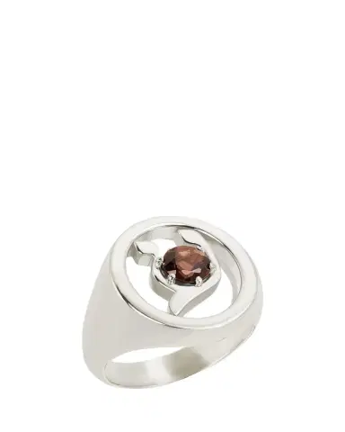 Procaccia Jewelry 18K Gold Hebrew AYN Initial Signet Ring | Thumbnail 1 Procaccia Jewelry 18K Gold Hebrew AYN Initial Signet Ring | Thumbnail 1