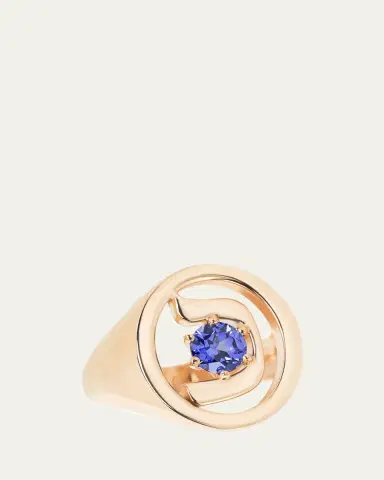 Procaccia Jewelry 18K Gold Hebrew KHAF Initial Signet Ring | Thumbnail 4 Procaccia Jewelry 18K Gold Hebrew KHAF Initial Signet Ring | Thumbnail 4
