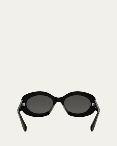 Celine Triomphe Round Acetate Sunglasses | Thumbnail 5 Celine Triomphe Round Acetate Sunglasses | Thumbnail 5