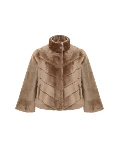 Gorski Reversible Merino Shearling Lamb Chevron Jacket | Thumbnail 1 Gorski Reversible Merino Shearling Lamb Chevron Jacket | Thumbnail 1