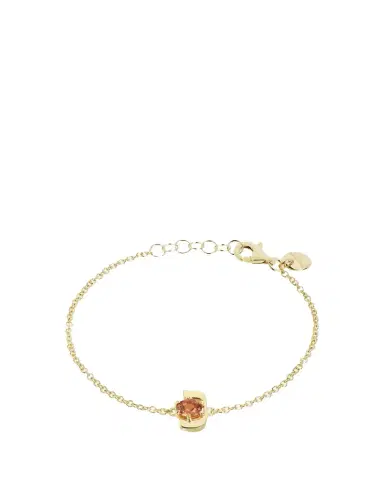 Procaccia Jewelry 18K Gold Hebrew NUN Initial Bracelet | Thumbnail 1 Procaccia Jewelry 18K Gold Hebrew NUN Initial Bracelet | Thumbnail 1