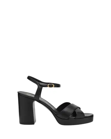 Stuart Weitzman Dayna Leather Crisscross Platform Sandals | Thumbnail 1 Stuart Weitzman Dayna Leather Crisscross Platform Sandals | Thumbnail 1