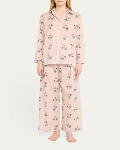 Pour Les Femmes Long Sleeve Pajama Set | Thumbnail 2 Pour Les Femmes Long Sleeve Pajama Set | Thumbnail 2