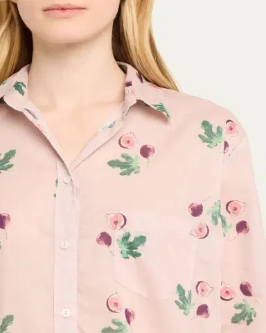 Pour Les Femmes Long Sleeve Pajama Set | Thumbnail 5 Pour Les Femmes Long Sleeve Pajama Set | Thumbnail 5