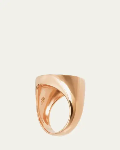 Procaccia Jewelry 18K Gold Hebrew TAV Initial Signet Ring | Thumbnail 3 Procaccia Jewelry 18K Gold Hebrew TAV Initial Signet Ring | Thumbnail 3