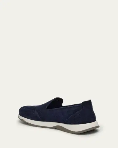 Berluti Men's Echappe Suede Slip-On Loafers | Thumbnail 2 Berluti Men's Echappe Suede Slip-On Loafers | Thumbnail 2