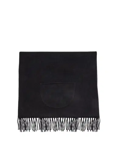 Alonpi Cashmere Fringe Trim Pocket Scarf | Thumbnail 1 Alonpi Cashmere Fringe Trim Pocket Scarf | Thumbnail 1