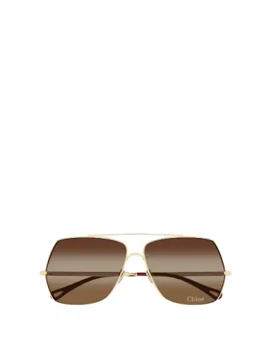 Chloé Gradient Aviator Metal Sunglasses | Thumbnail 1 Chloé Gradient Aviator Metal Sunglasses | Thumbnail 1