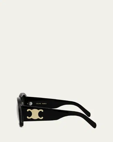Celine Max Triomphe Round Acetate Sunglasses | Thumbnail 7 Celine Max Triomphe Round Acetate Sunglasses | Thumbnail 7