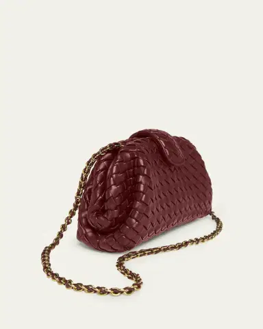 Bottega Veneta Lauren 1980 Mini Clutch Bag with Chain Strap | Thumbnail 3 Bottega Veneta Lauren 1980 Mini Clutch Bag with Chain Strap | Thumbnail 3