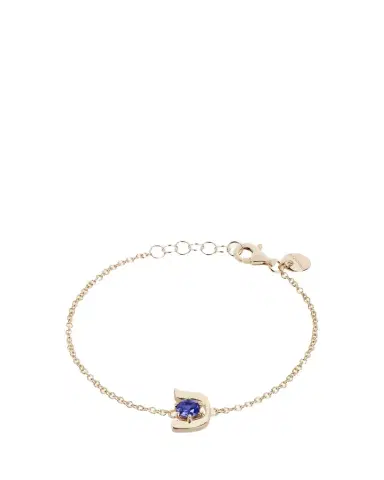 Procaccia Jewelry 18K Gold Hebrew KHAF Initial Bracelet | Thumbnail 1 Procaccia Jewelry 18K Gold Hebrew KHAF Initial Bracelet | Thumbnail 1