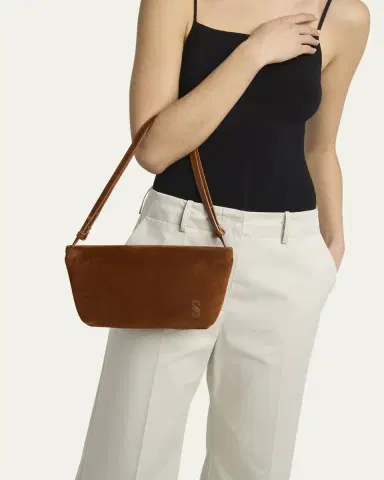 Proenza Schouler Bond Zip Suede Shoulder Bag | Thumbnail 2 Proenza Schouler Bond Zip Suede Shoulder Bag | Thumbnail 2