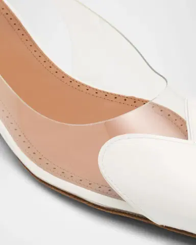 ALAÏA Coeur Heart Clear Slingback Ballerina Flats | Thumbnail 5 ALAÏA Coeur Heart Clear Slingback Ballerina Flats | Thumbnail 5