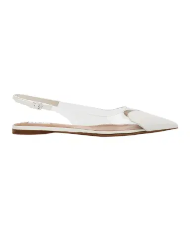 ALAÏA Coeur Heart Clear Slingback Ballerina Flats | Thumbnail 1 ALAÏA Coeur Heart Clear Slingback Ballerina Flats | Thumbnail 1
