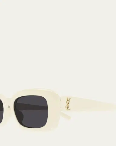Saint Laurent Recycled Acetate Rectangular Sunglasses | Thumbnail 4 Saint Laurent Recycled Acetate Rectangular Sunglasses | Thumbnail 4