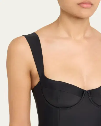 SIMKHAI Kyle Bustier One-Piece Swimsuit | Thumbnail 4 SIMKHAI Kyle Bustier One-Piece Swimsuit | Thumbnail 4
