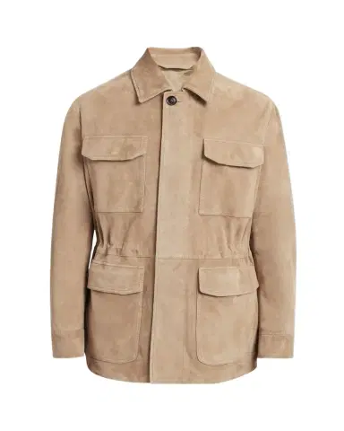 Brioni Men's Suede Field Jacket | Thumbnail 1 Brioni Men's Suede Field Jacket | Thumbnail 1