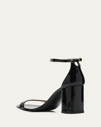 Stuart Weitzman Nudist II Leather Ankle-Strap Sandals | Thumbnail 4 Stuart Weitzman Nudist II Leather Ankle-Strap Sandals | Thumbnail 4