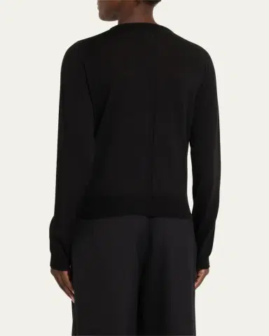 Rick Owens Biker Level Knit Wool Sweater | Thumbnail 3 Rick Owens Biker Level Knit Wool Sweater | Thumbnail 3