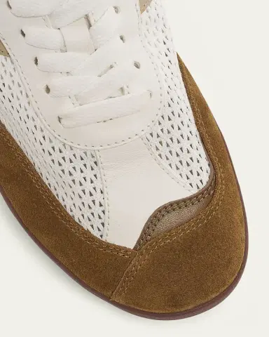 Chloé Kick Mesh and Leather Low-Top Sneakers | Thumbnail 5 Chloé Kick Mesh and Leather Low-Top Sneakers | Thumbnail 5