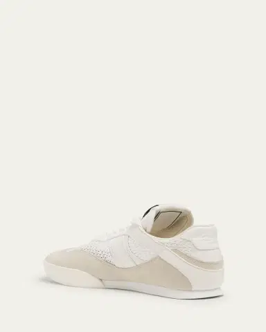 Chloé Kick Mesh and Leather Low-Top Sneakers | Thumbnail 4 Chloé Kick Mesh and Leather Low-Top Sneakers | Thumbnail 4