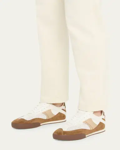 Chloé Kick Mesh and Leather Low-Top Sneakers | Thumbnail 5 Chloé Kick Mesh and Leather Low-Top Sneakers | Thumbnail 5