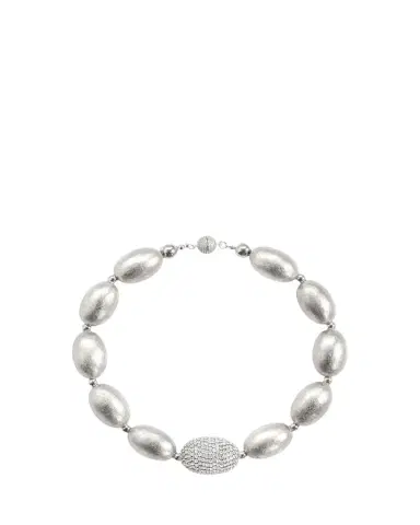 Saulé Cherie 18" Necklace in Silver Sheer | Thumbnail 1 Saulé Cherie 18" Necklace in Silver Sheer | Thumbnail 1
