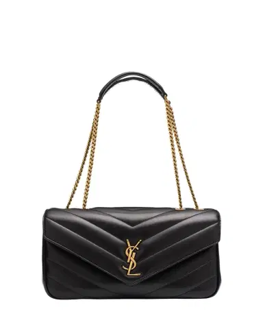 Saint Laurent Loulou Medium YSL Chain Shoulder Bag in Quilted Leather | Thumbnail 1 Saint Laurent Loulou Medium YSL Chain Shoulder Bag in Quilted Leather | Thumbnail 1