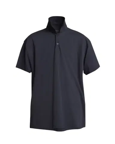 Balenciaga Men's Oversized Double-Layer Polo Shirt | Thumbnail 1 Balenciaga Men's Oversized Double-Layer Polo Shirt | Thumbnail 1