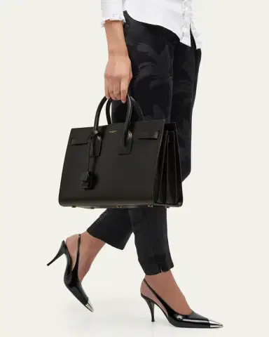 Saint Laurent Sac De Jour Small Top-Handle Bag in Smooth Leather | Thumbnail 5 Saint Laurent Sac De Jour Small Top-Handle Bag in Smooth Leather | Thumbnail 5