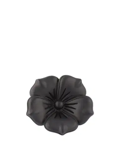 Jan Leslie Men's Matte Black Flower Lapel Pin | Thumbnail 1 Jan Leslie Men's Matte Black Flower Lapel Pin | Thumbnail 1