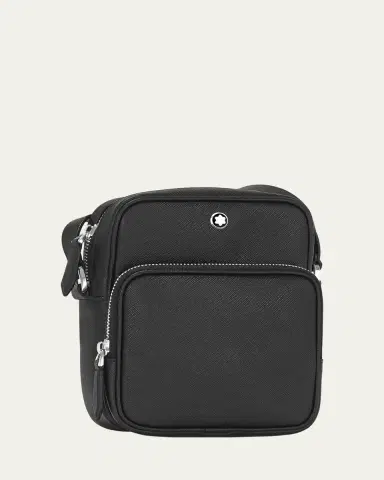 Montblanc Men's Sartorial Nano Saffiano Leather Messenger Bag | Thumbnail 2 Montblanc Men's Sartorial Nano Saffiano Leather Messenger Bag | Thumbnail 2