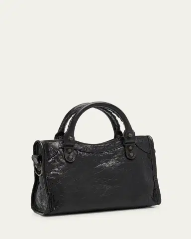 Balenciaga Le City Mini Leather Top-Handle Bag | Thumbnail 3 Balenciaga Le City Mini Leather Top-Handle Bag | Thumbnail 3