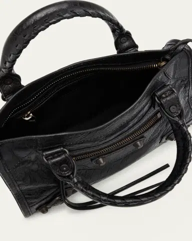 Balenciaga Le City Mini Leather Top-Handle Bag | Thumbnail 4 Balenciaga Le City Mini Leather Top-Handle Bag | Thumbnail 4