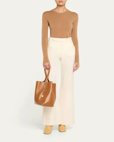 Chloé Spin Medium Tote Bag in Leather | Thumbnail 5 Chloé Spin Medium Tote Bag in Leather | Thumbnail 5