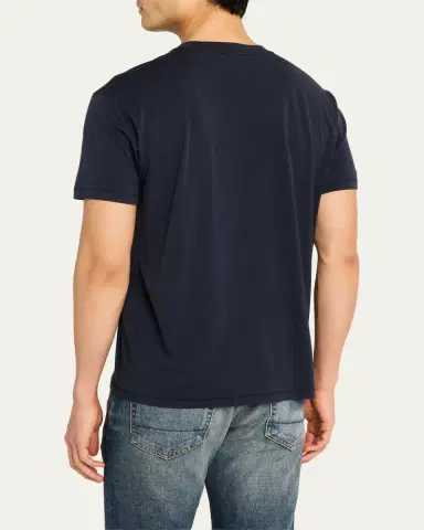 Tom Ford Men's Lyocell-Cotton Crewneck T-Shirt | Thumbnail 15 Tom Ford Men's Lyocell-Cotton Crewneck T-Shirt | Thumbnail 15