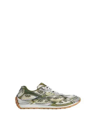 Bottega Veneta Women's Orbit Metallic Net Runner Sneakers | Thumbnail 1 Bottega Veneta Women's Orbit Metallic Net Runner Sneakers | Thumbnail 1
