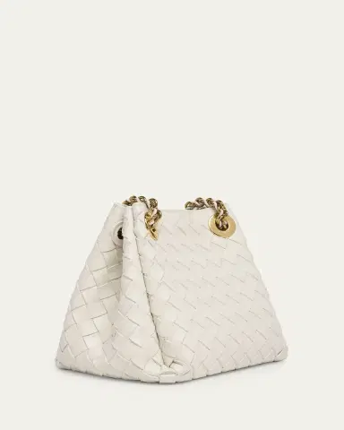 Bottega Veneta Small Parachute Leather Shoulder Bag | Thumbnail 3 Bottega Veneta Small Parachute Leather Shoulder Bag | Thumbnail 3