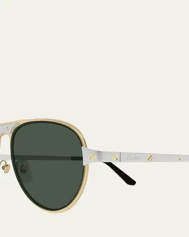 Cartier Men's CT0533SM Metal Aviator Sunglasses | Thumbnail 6 Cartier Men's CT0533SM Metal Aviator Sunglasses | Thumbnail 6