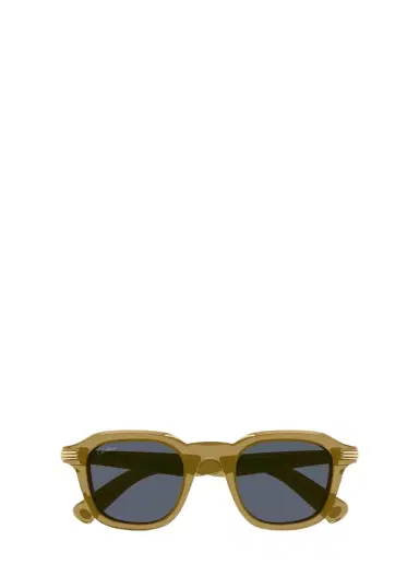 Cartier Men's CT0536S Acetate Rectangle Sunglasses | Thumbnail 1 Cartier Men's CT0536S Acetate Rectangle Sunglasses | Thumbnail 1