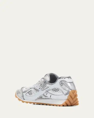 Bottega Veneta Men's Orbit Technical Fishnet Sneakers | Thumbnail 4 Bottega Veneta Men's Orbit Technical Fishnet Sneakers | Thumbnail 4