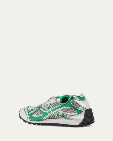 Bottega Veneta Men's Orbit Technical Fishnet Sneakers | Thumbnail 8 Bottega Veneta Men's Orbit Technical Fishnet Sneakers | Thumbnail 8