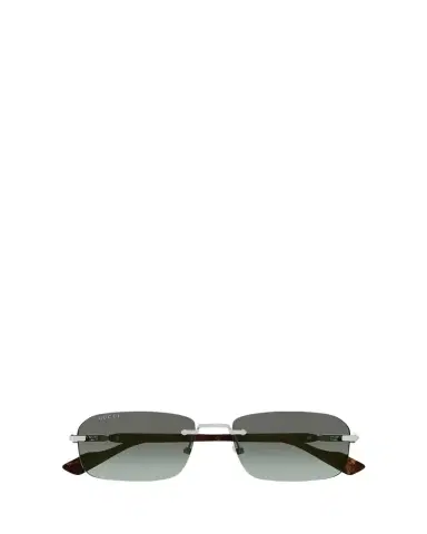 Gucci Men's GG1221SM Rimless Metal Rectangle Sunglasses | Thumbnail 1 Gucci Men's GG1221SM Rimless Metal Rectangle Sunglasses | Thumbnail 1