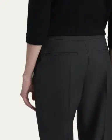 Valentino Garavani Cuffed Wool Trousers | Thumbnail 9 Valentino Garavani Cuffed Wool Trousers | Thumbnail 9
