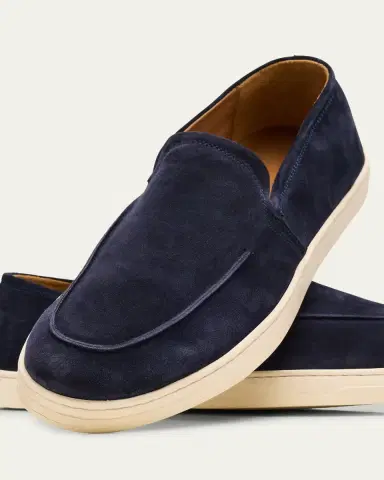 Bergdorf Goodman Men's Suede Hybrid Sneaker Loafers | Thumbnail 5 Bergdorf Goodman Men's Suede Hybrid Sneaker Loafers | Thumbnail 5