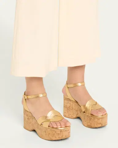 Stuart Weitzman Dayna Leather Crisscross Platform Sandals | Thumbnail 2 Stuart Weitzman Dayna Leather Crisscross Platform Sandals | Thumbnail 2