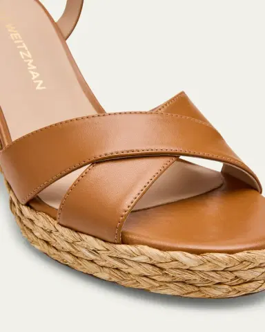 Stuart Weitzman Dayna Leather Crisscross Platform Sandals | Thumbnail 5 Stuart Weitzman Dayna Leather Crisscross Platform Sandals | Thumbnail 5