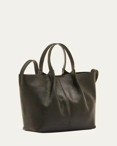 Il Bisonte Nina Small Pleated Leather Tote Bag | Thumbnail 3 Il Bisonte Nina Small Pleated Leather Tote Bag | Thumbnail 3