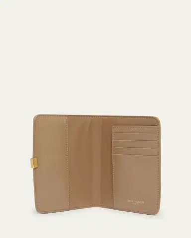 Saint Laurent YSL Passport Holder in Calfskin | Thumbnail 3 Saint Laurent YSL Passport Holder in Calfskin | Thumbnail 3