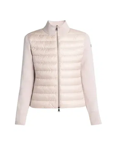 Moncler Padded Wool Cardigan | Thumbnail 1 Moncler Padded Wool Cardigan | Thumbnail 1